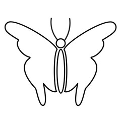 Vector Set of hand drawn butterflies