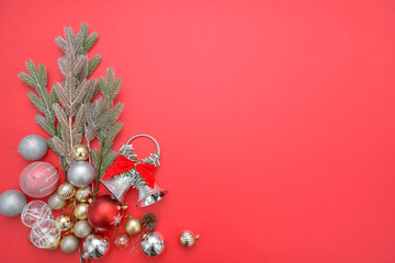 Christmas material，Christmas material, X'mas Flower and ball and Christmas socks decorations.