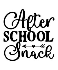 After School Snack SVG Designs