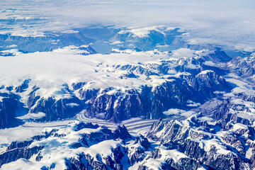 Fototapeta na wymiar Greenland from above VIII