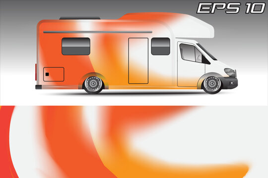 Livery background designs for camper car wraps and more