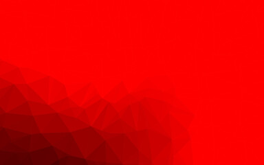 Obraz premium Light Red vector low poly texture.