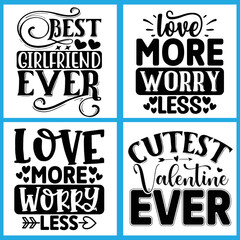 Valentine Svg Bundle T shirt design Vector File