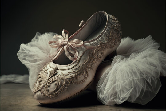 Balletschuhe, Tanzschuhe und Tutu, Generative AI 