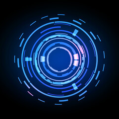 Binary circuit board future technology, cyber security concept, abstract high speed digital internet. motion blur.