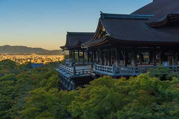 Fototapeta na wymiar 日本の京都にある清水寺の風景