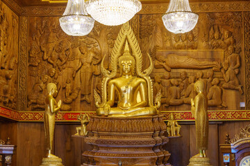 golden buddha statue