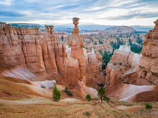 panoramic view of bryce canyon