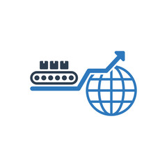 Global Production Growth Icon