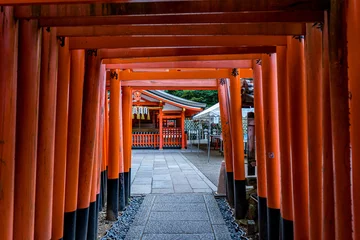Rolgordijnen 荘厳な雰囲気な京都の千本鳥居 © miko_neko