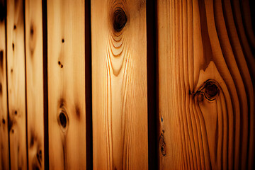 Wood texture background. Generative AI. Overlapping wood pieces.
