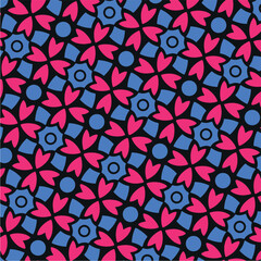 Seamless geometric abstract knitted pattern background.