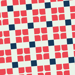 Seamless geometric style vector pattern design