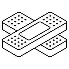 Perfect design icon of first aid bandages