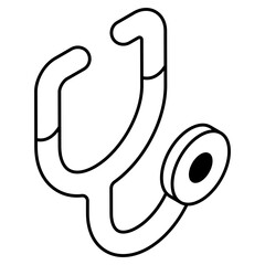 Premium download icon of stethoscope
