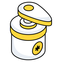 Creative design icon of hand sanitizer