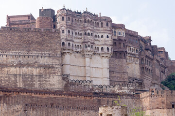 Mehrangarh Fort, Jodhpur (Rajasthan, India). 
