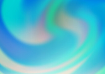 Light BLUE vector blurred shine abstract pattern.