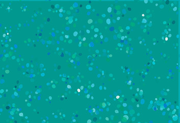 Light Blue, Green vector pattern with lamp shapes.