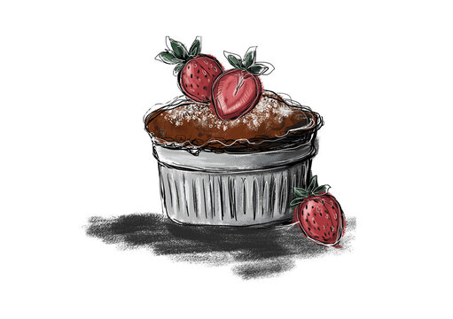 Chocolate lava cake
