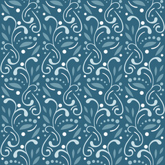 Abstract seamless pattern with openwork ornament. Floral ornamental texture. Decorative arabic vector pattern. Vintage mosaic for design tile, card, invitation, wallpaper, wrapping paper, fabric