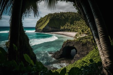 Lalomanu Beach, Upolu, Samoa - obrazy, fototapety, plakaty