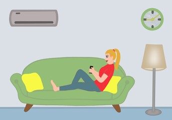 woman reading a book