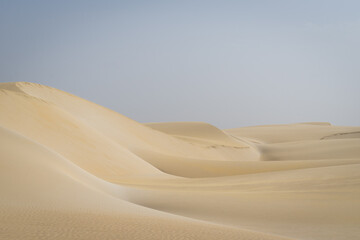 Fototapeta na wymiar Desert in Cabo Verde, Africa