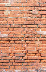 Obraz premium Old Red, brown brick wall, texture, background