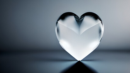 heart shaped glass