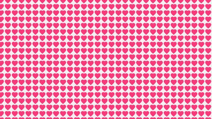 pink heart pattern with valentine's day concept
