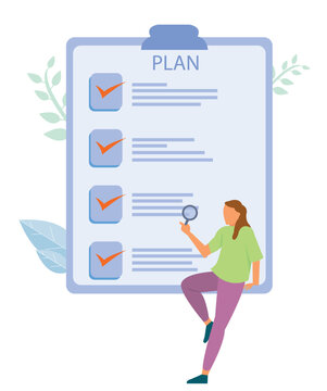 Management concept. Successful business project planning, development and scheduling