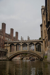 Fototapeta na wymiar Bridge of Sighs, Cambridge 