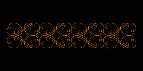 Luxury Floral Border Ornament 