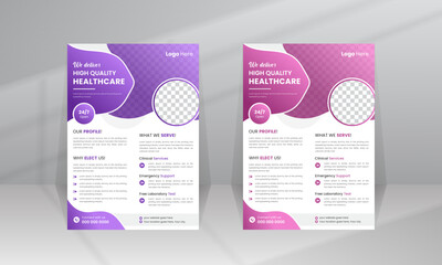 Health Care Medical Flyer template