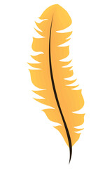 Fototapeta premium yellow feather bird