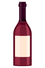 fresh redwine drink bottle