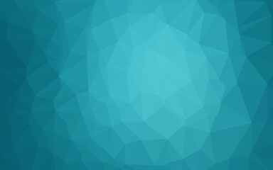 Light BLUE vector abstract polygonal cover.