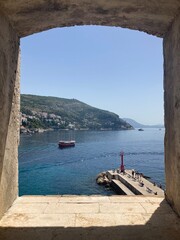 View from a window, Dubrovnik, Croatia