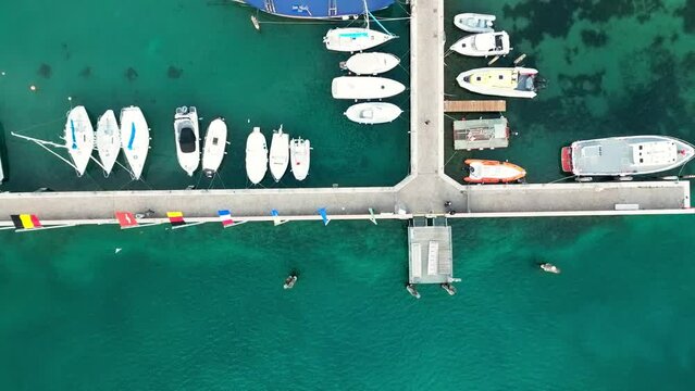 Bardolino at the port in the city