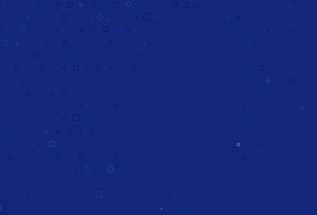 Light BLUE vector backdrop with dots, spots, cubes.