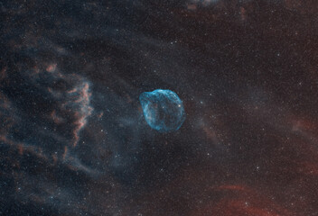 Obraz na płótnie Canvas おおいぬ座のミルクポット星雲
