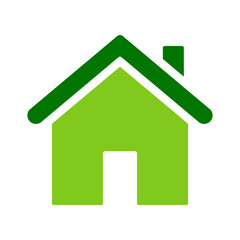 Eco house icon