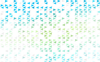 Light Blue, Yellow vector template with crystals, triangles.