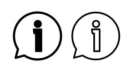 Info sign icon vector illustration. about us sign and symbol. Faq icon