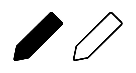Pencil icon vector illustration. pen sign and symbol. edit icon vector