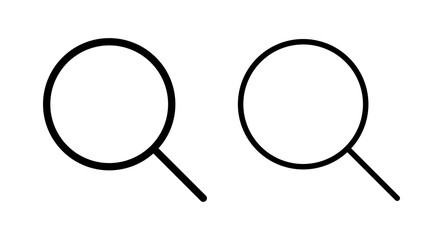 Search icon vector illustration. search magnifying glass sign and symbol