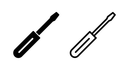 Screwdriver icon vector illustration. tools sign and symbol