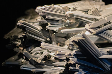 Stibnite closeup