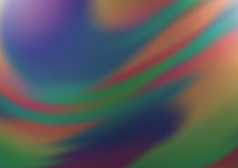 Light Silver, Gray vector blurred shine abstract template.